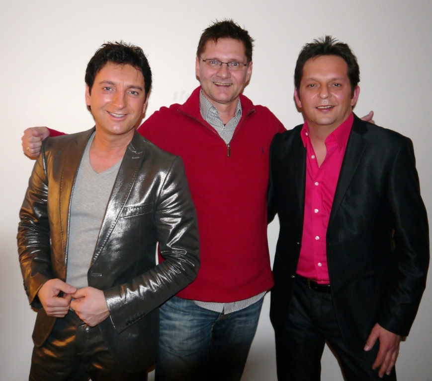 Foto André Prager mit Martin und Freddy von Fantasy