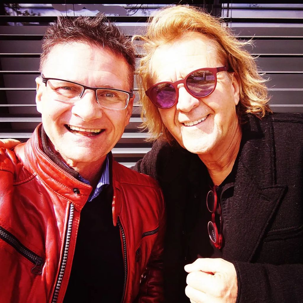 Foto André Prager mit Schlagerstar Charly Brunner (Ex-Brunner und Brunner)