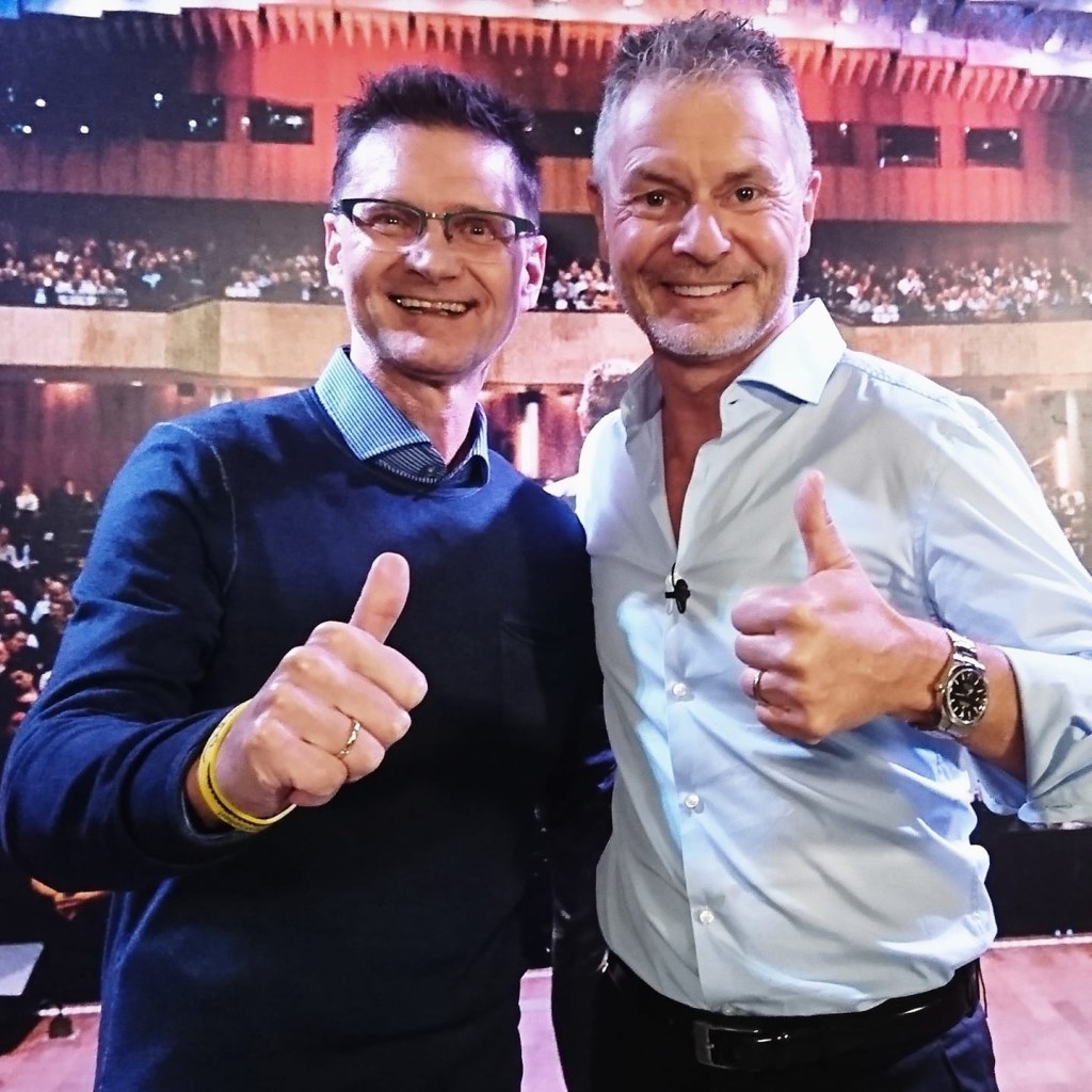 Foto André Prager mit Dirk Kreuter (Vertriebsoffensive)