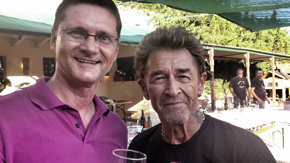 Foto André Prager mit Peter Maffay